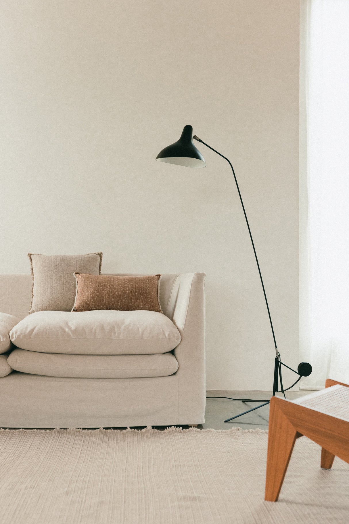 Handloom Rectangular Cushion Ochre