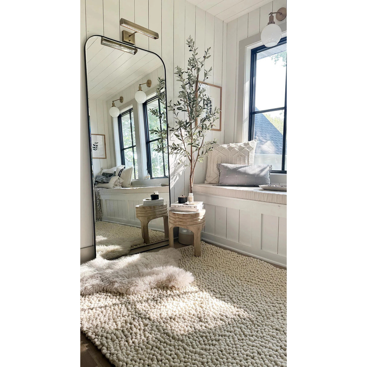 Boucle Neutral Wool Rug