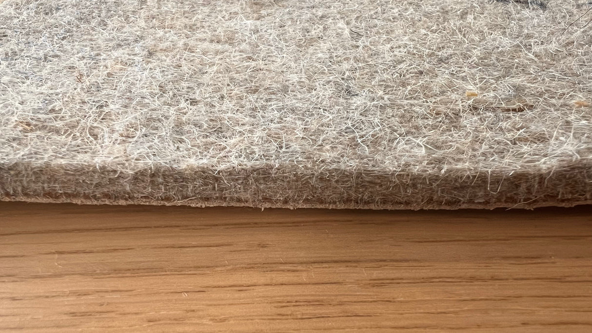 Wool with Natural Rubber Anti-slip Rug Pad