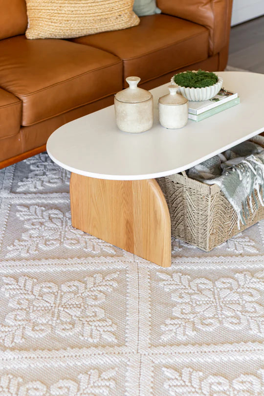 Designer Crystal Pure Wool Area Rug