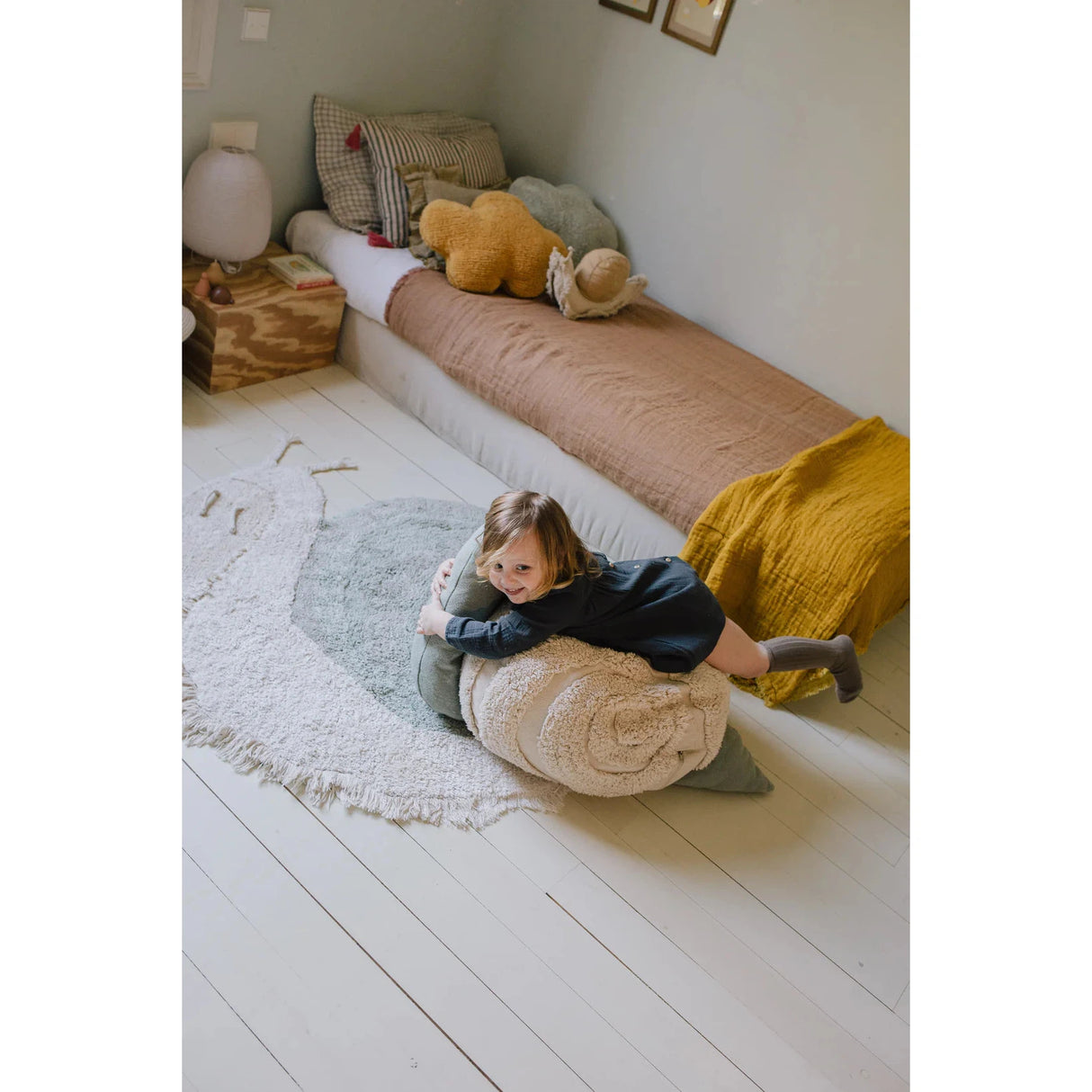 Animal Snail Washable Area Rug