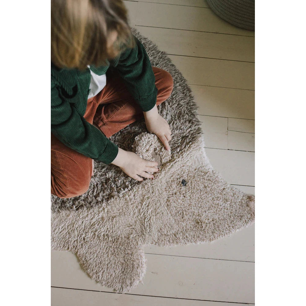 Animal Hedgehog Washable Area Rug