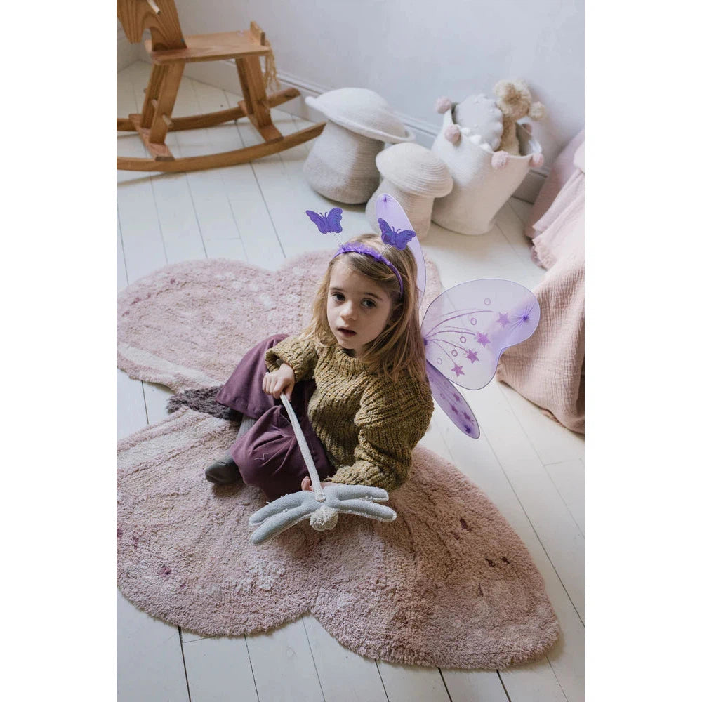 Animal Baby Butterfly Washable Area Rug