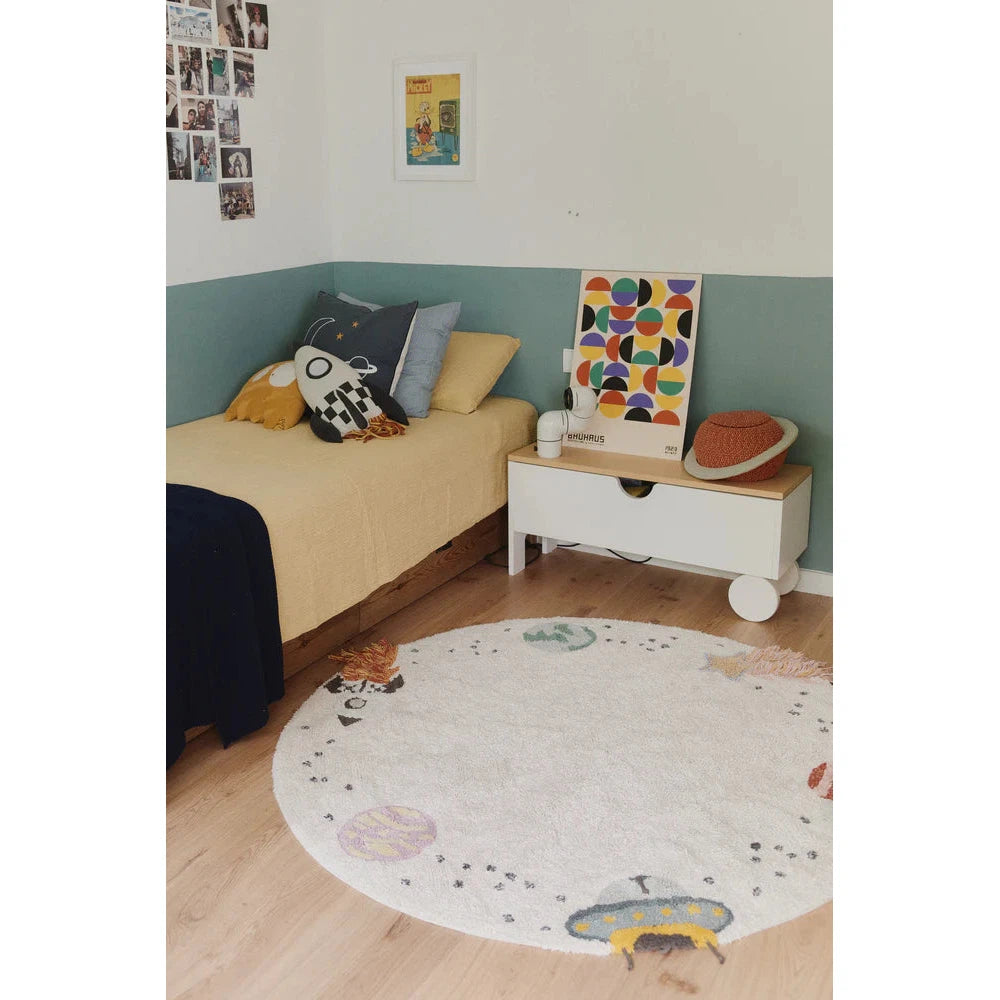Interstellar Journey Washable Play Area Rug
