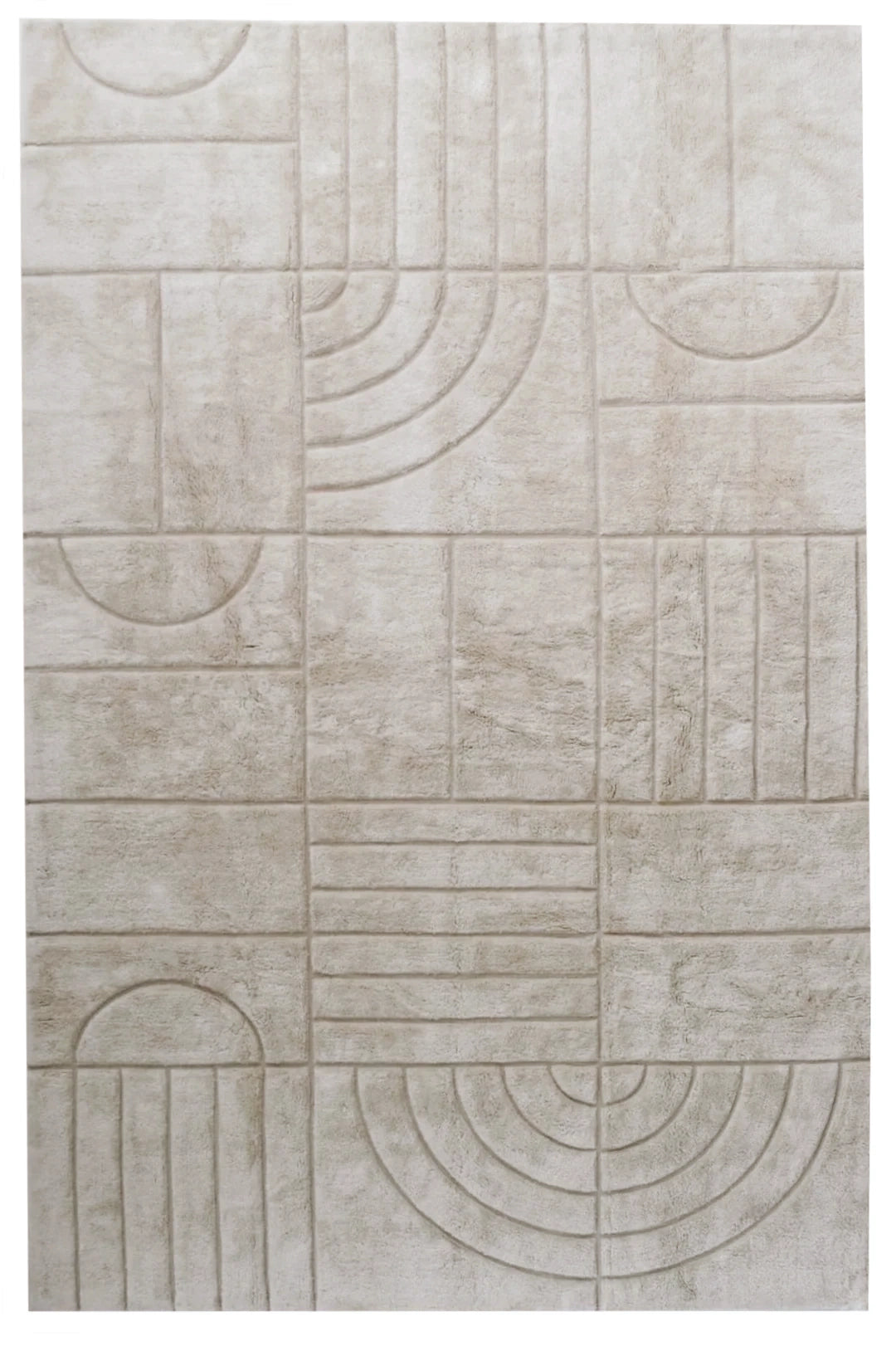 Natural Deco Washable Area Rug