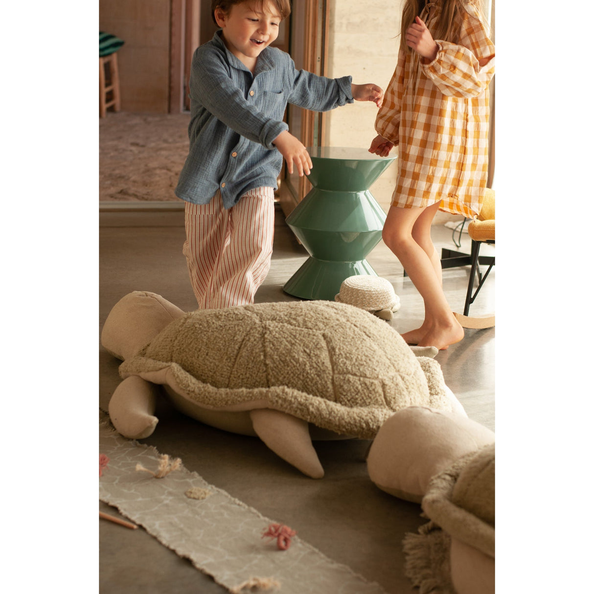 Sea Wonders Mrs. Turtle Pouf