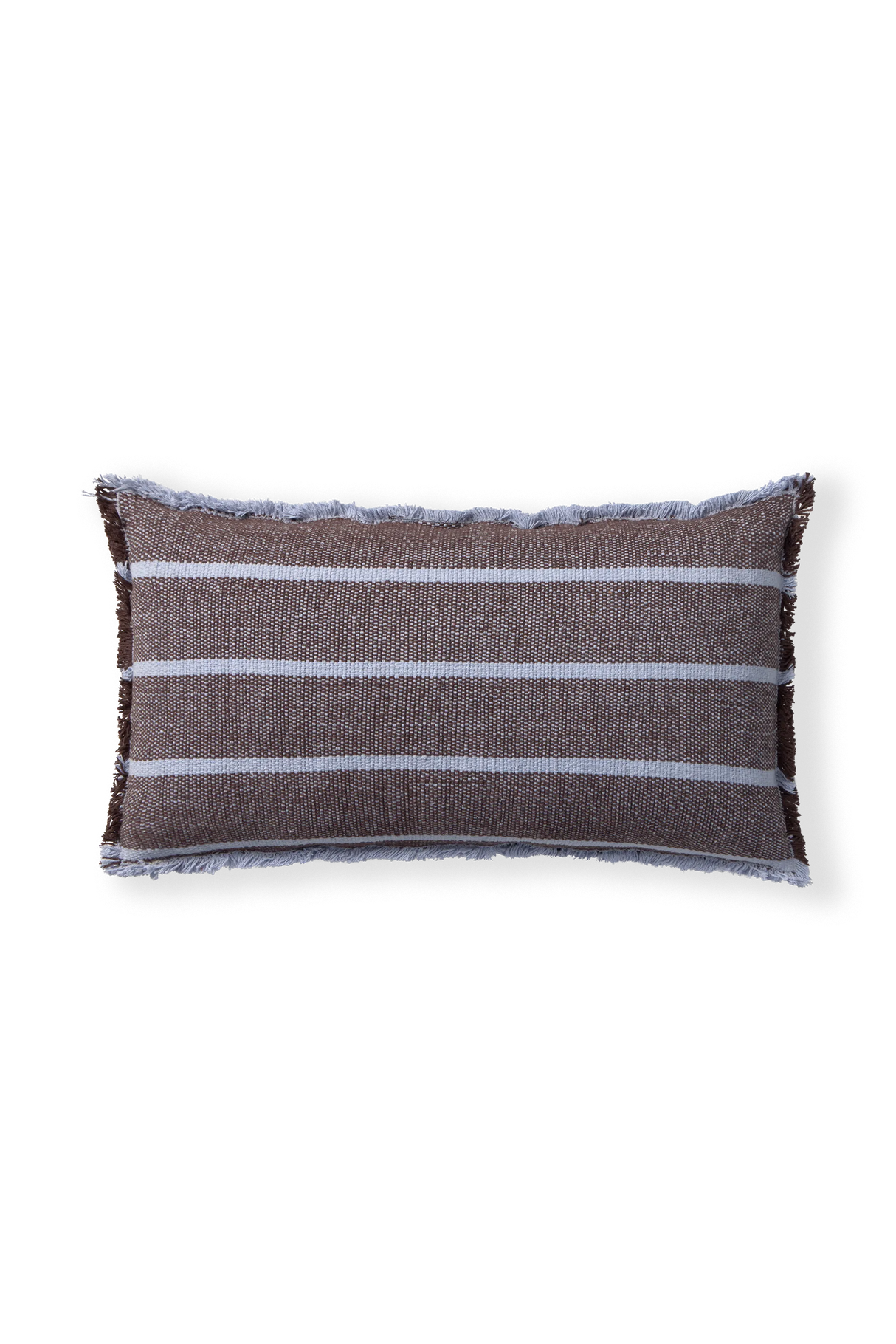 Rectangular Lines Navy Cushion