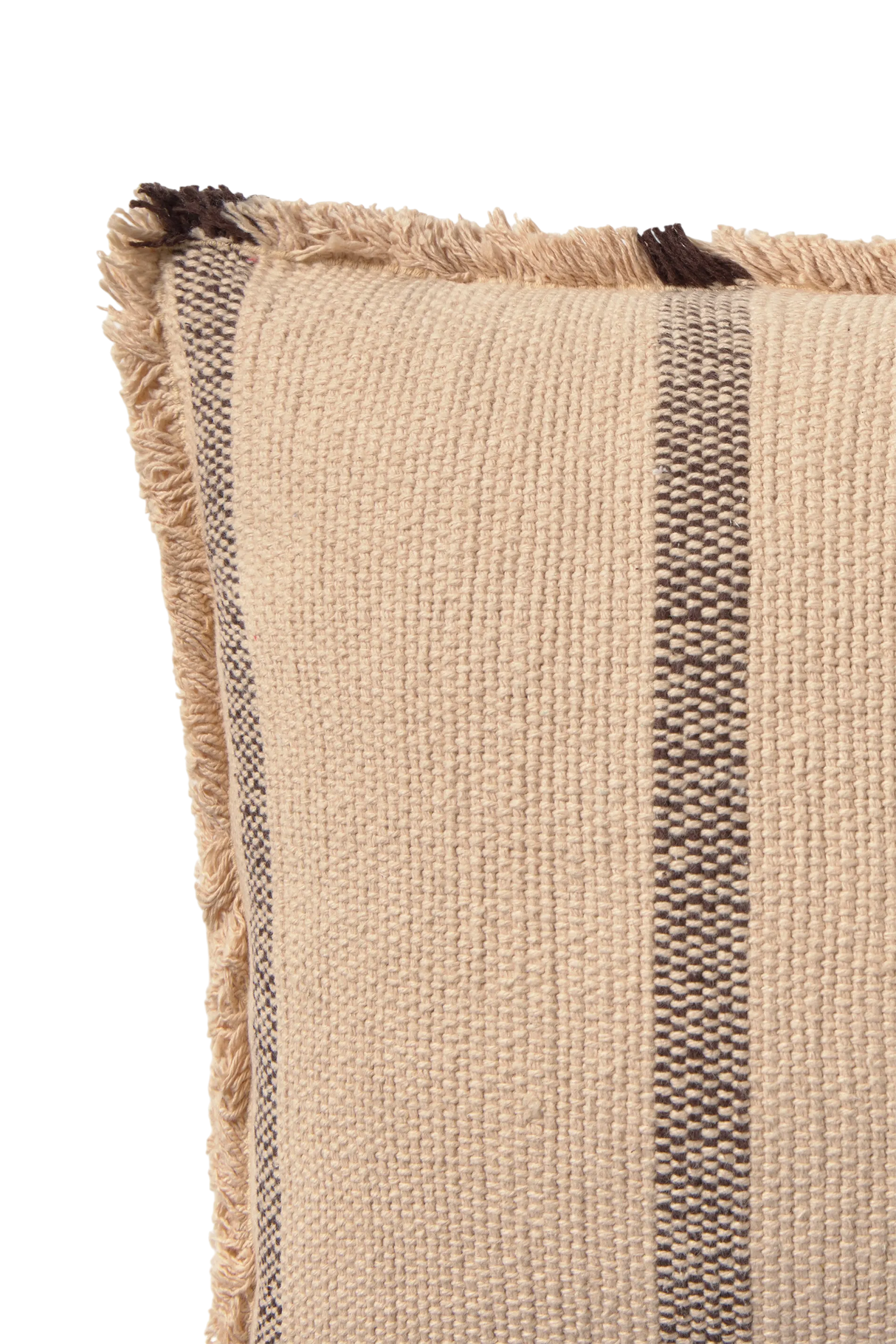 Rectangular Lines Rose Cushion