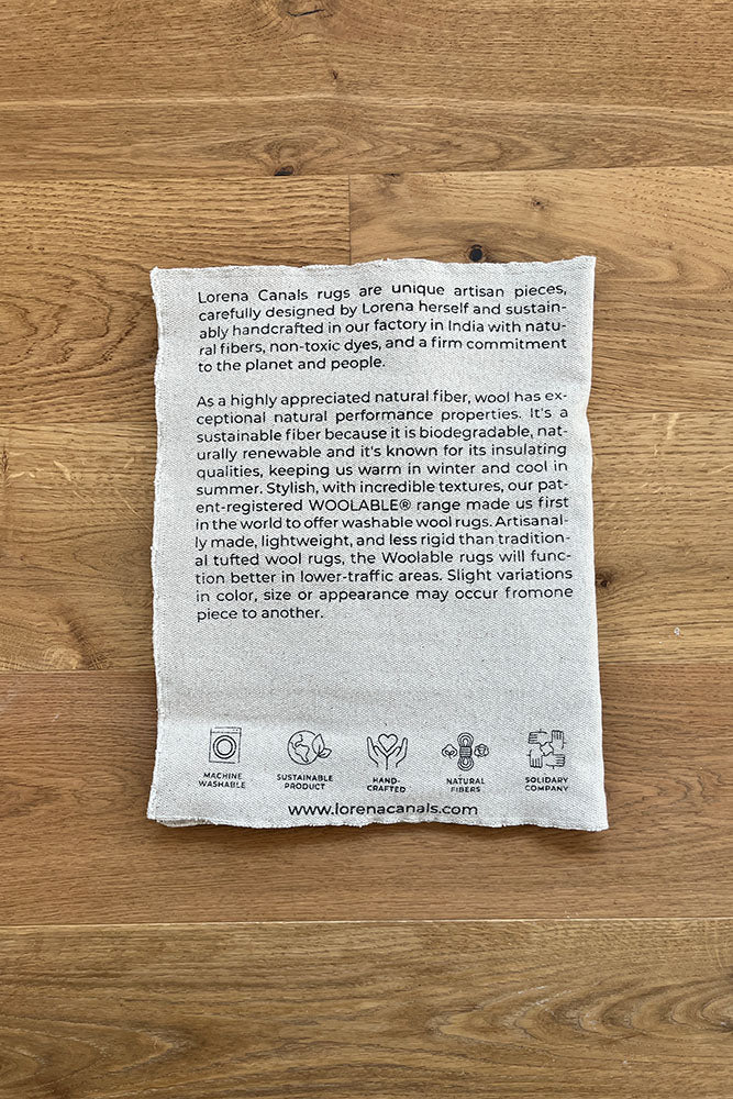 Silhouette Rectangle Natural Woolable Rug