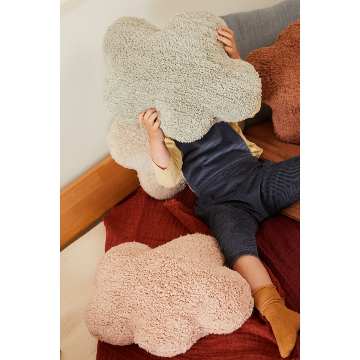 Clouds Blue Sage Floor Cushion