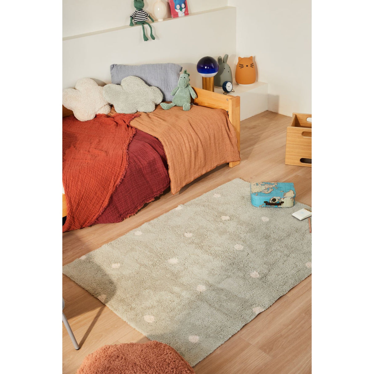 Clouds Blue Sage Floor Cushion