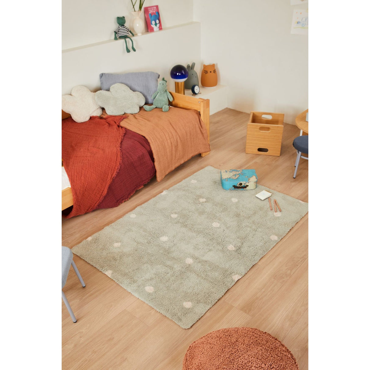 Clouds Blue Sage Floor Cushion