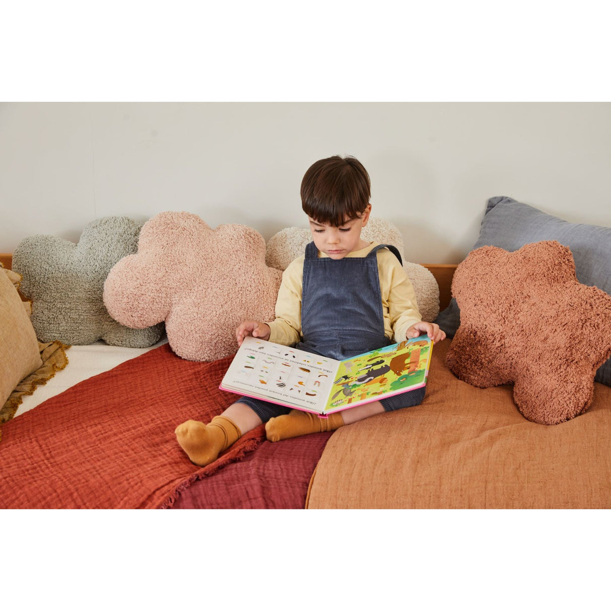 Clouds Chestnut Floor Cushion