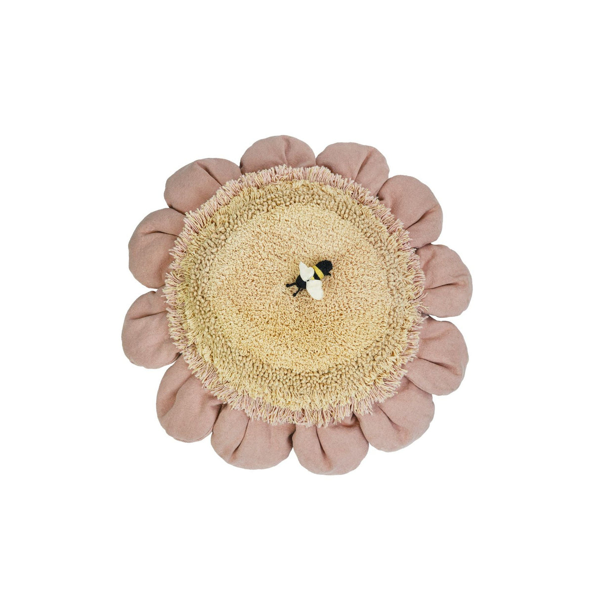 Planet Bee Pink Daisy Floor Cushion