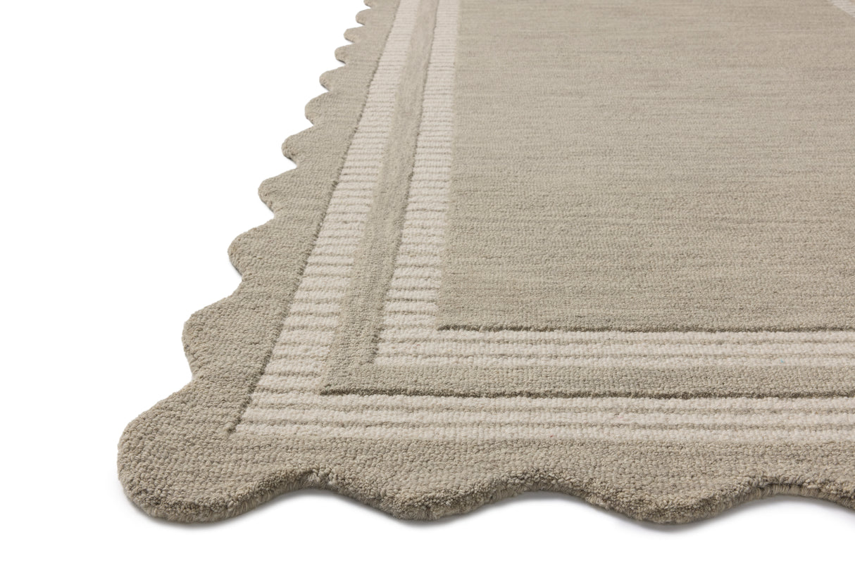 Chris Loves Julia Scottie Fog Ivory Area Rug
