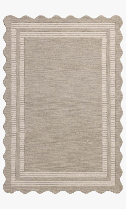 Chris Loves Julia Scottie Fog Ivory Area Rug