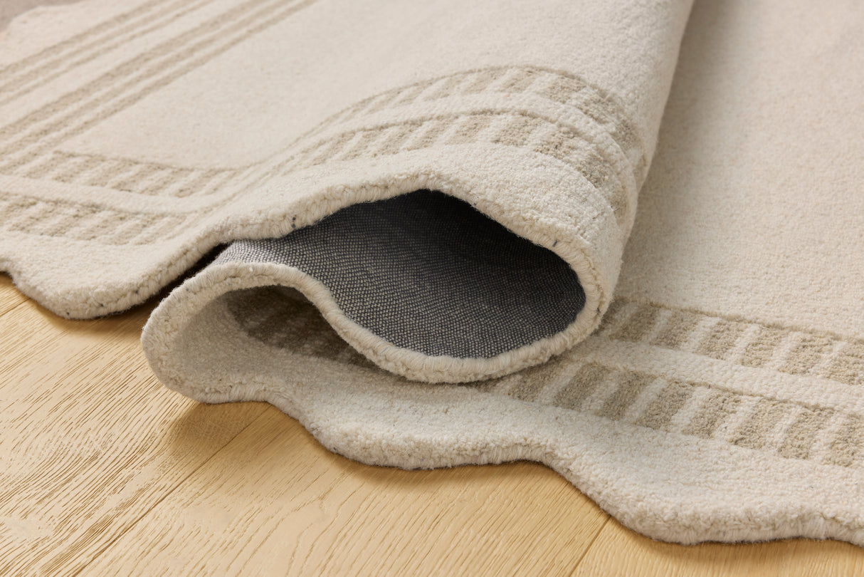 Chris Loves Julia Scottie Ivory Grey Area Rug