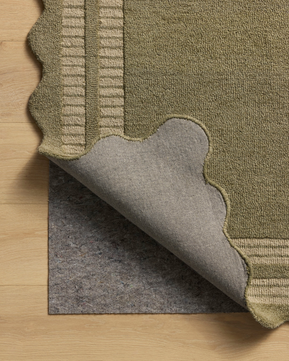 Chris Loves Julia Scottie Olive Pebble Area Rug