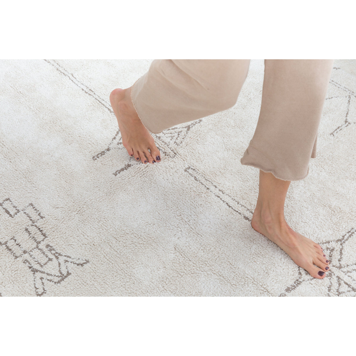 Nomad Kerman Natural Washable Rug