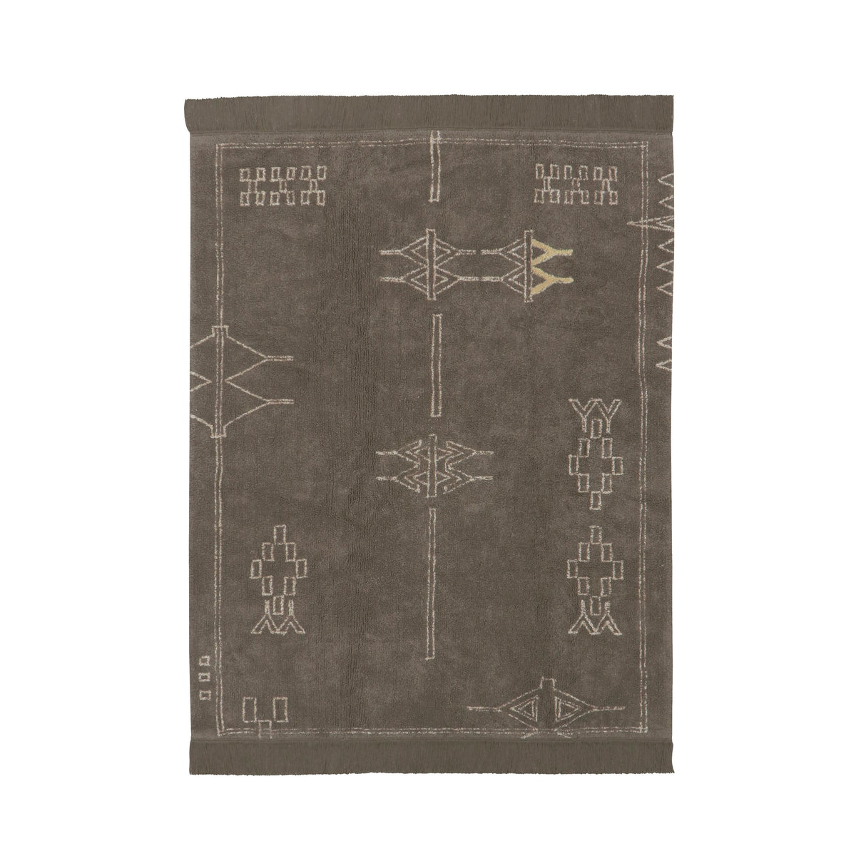 Nomad Kerman Brown Washable Rug