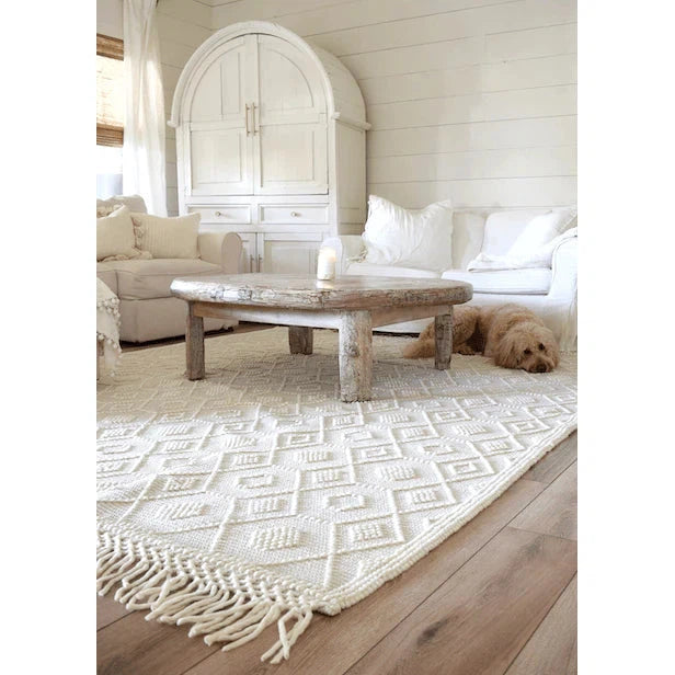 Leslie Chunky Loop Wool Living Room Rug