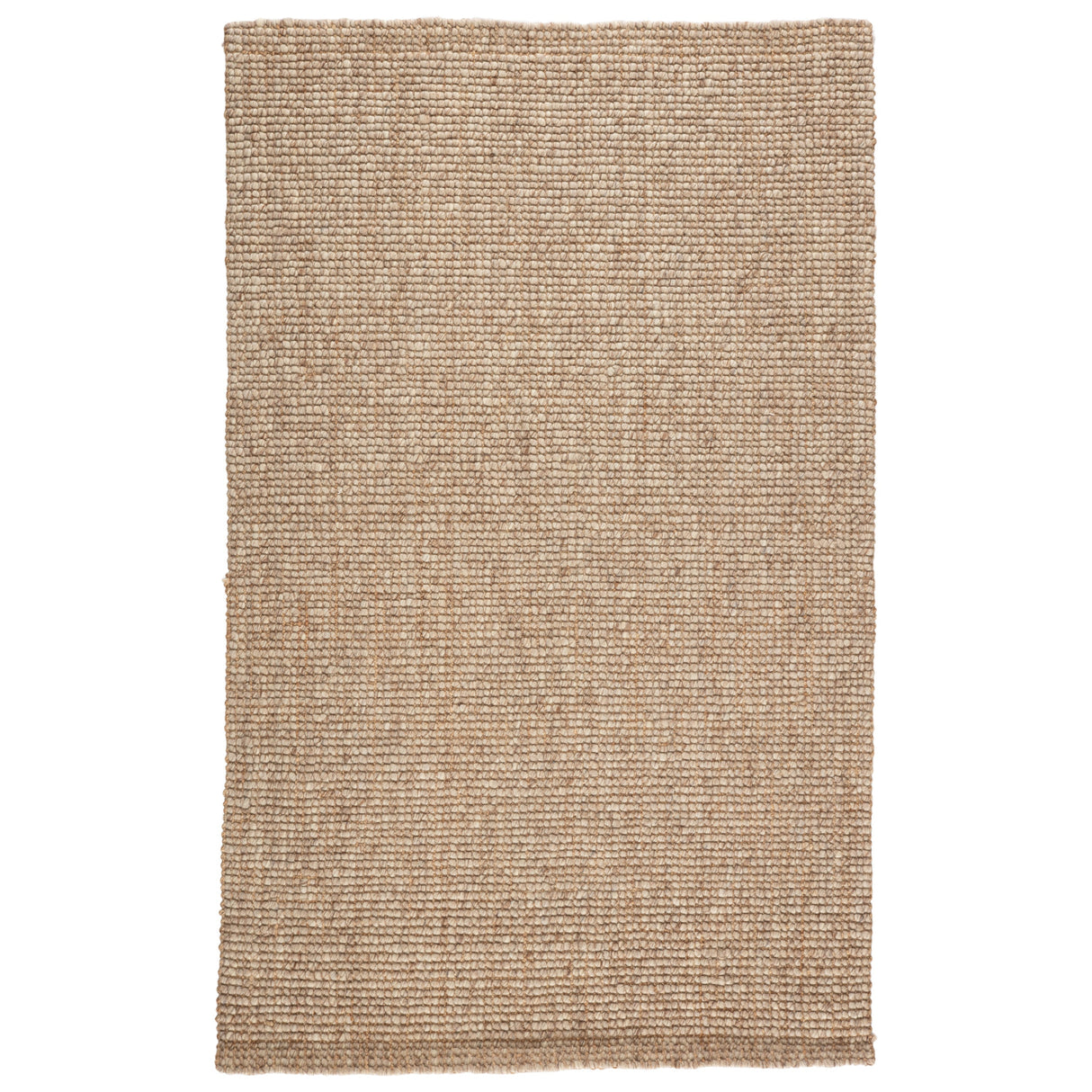 Natural Light Gray Tan Jute Hand Woven Area Rug
