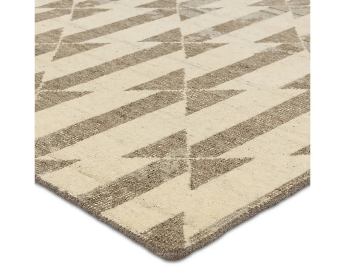 Tessera Hand-Knotted Cream Area Rug