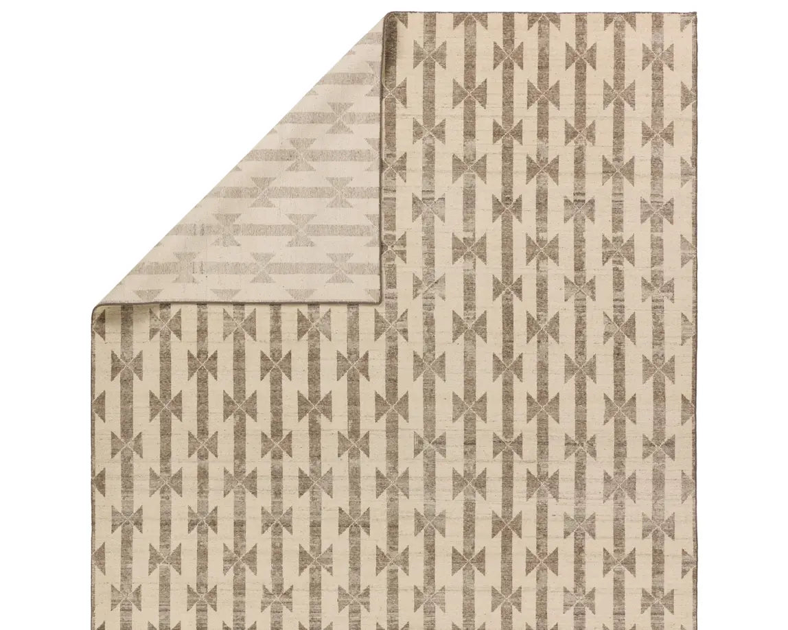 Tessera Hand-Knotted Cream Area Rug