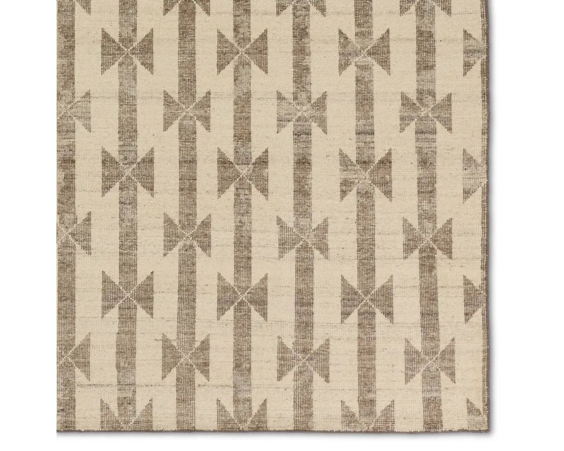 Tessera Hand-Knotted Cream Area Rug