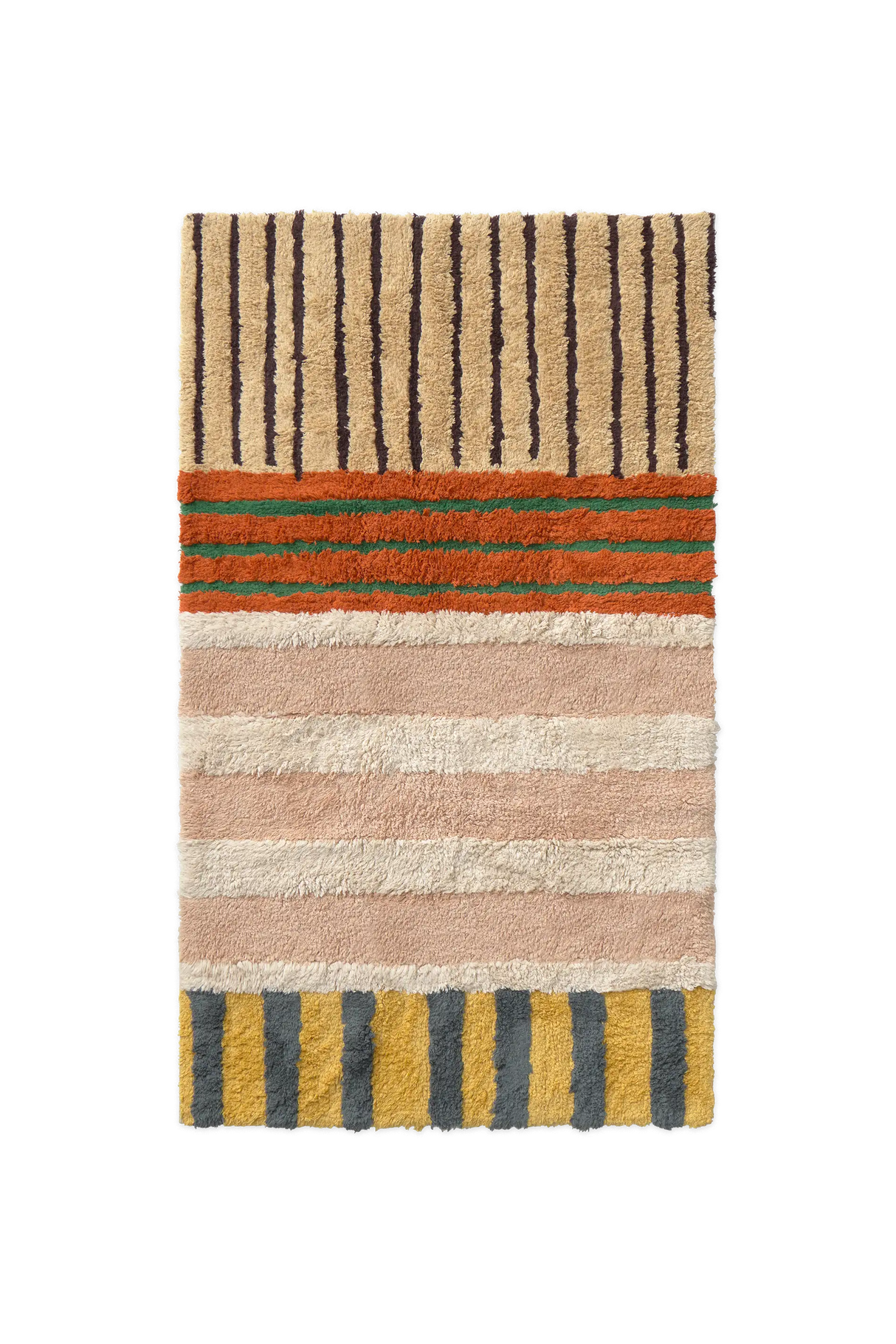 Color On Clay Washable Rug