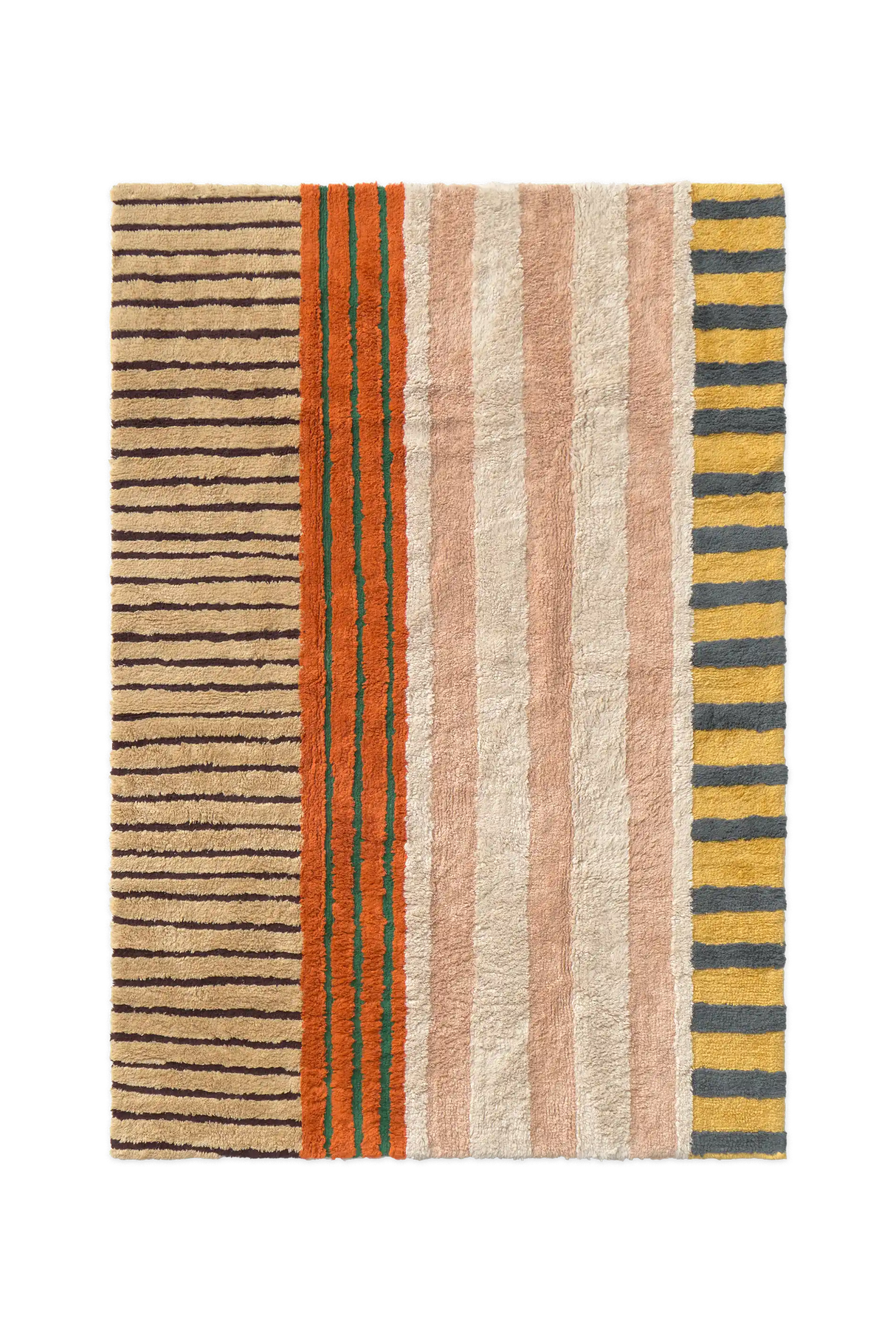 Color On Clay Washable Rug