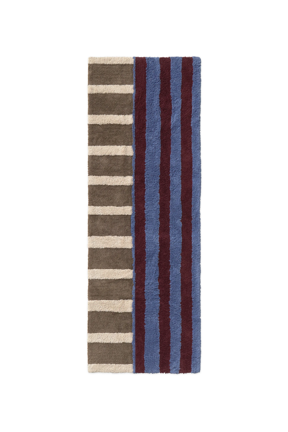 Color On Indigo Blue Washable Rug
