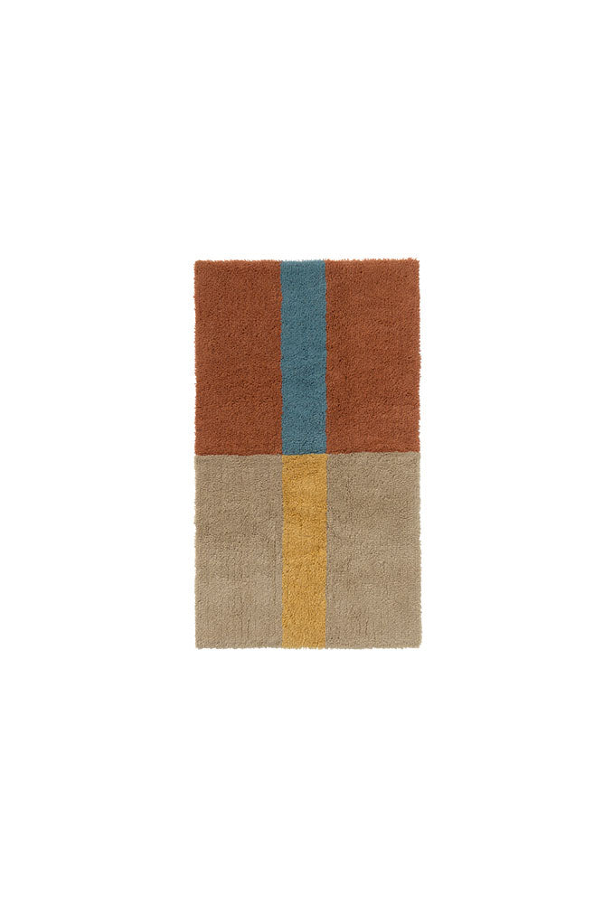 Chroma Cinnamon Wool Washable Area Rug