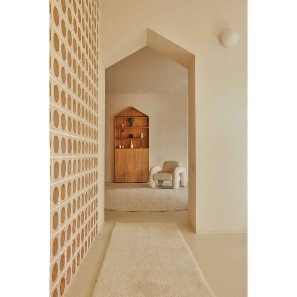 Lorena Canals Silhouette Longue Natural Woolable Rug