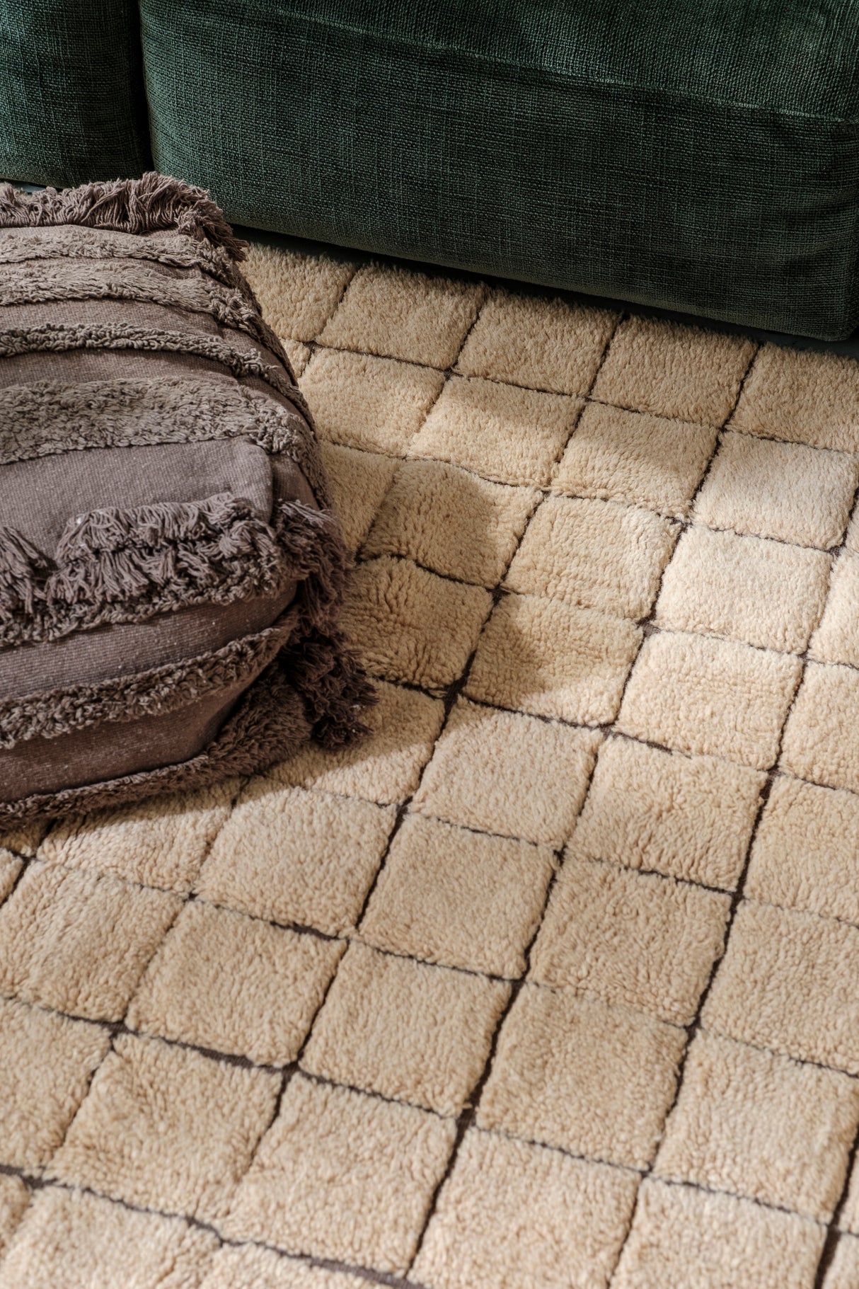 Mosaic Amber Woolable Area Rug