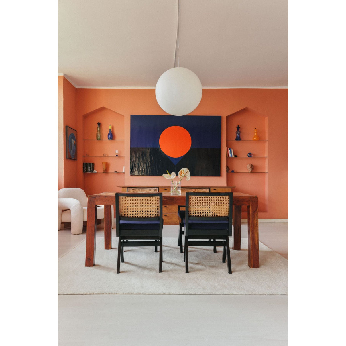 Silhouette Rectangle Natural Woolable Rug