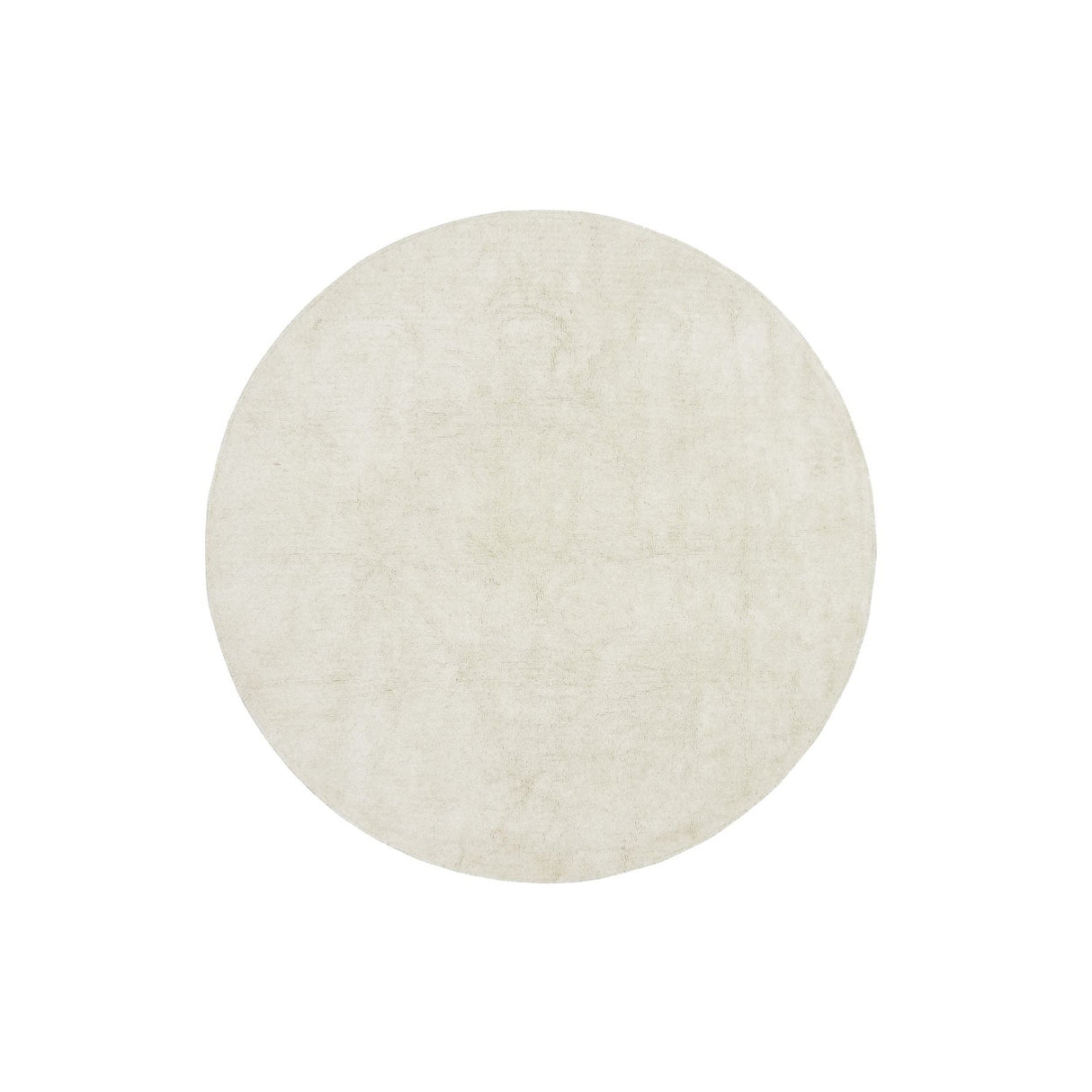 Silhouette Round Natural Woolable Rug