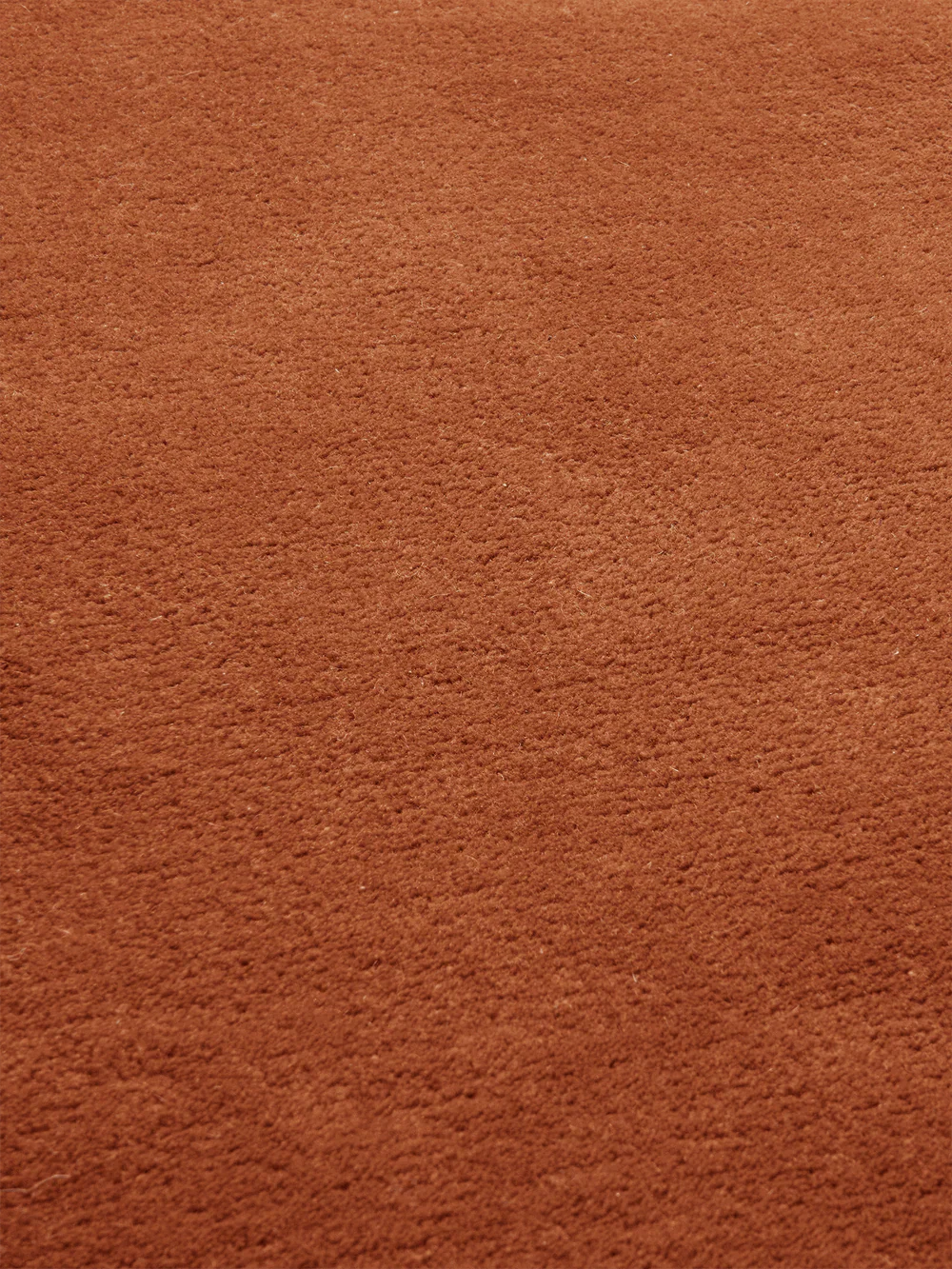 Haven Toffee Brown Solid Hand-Tufted Wool Rug