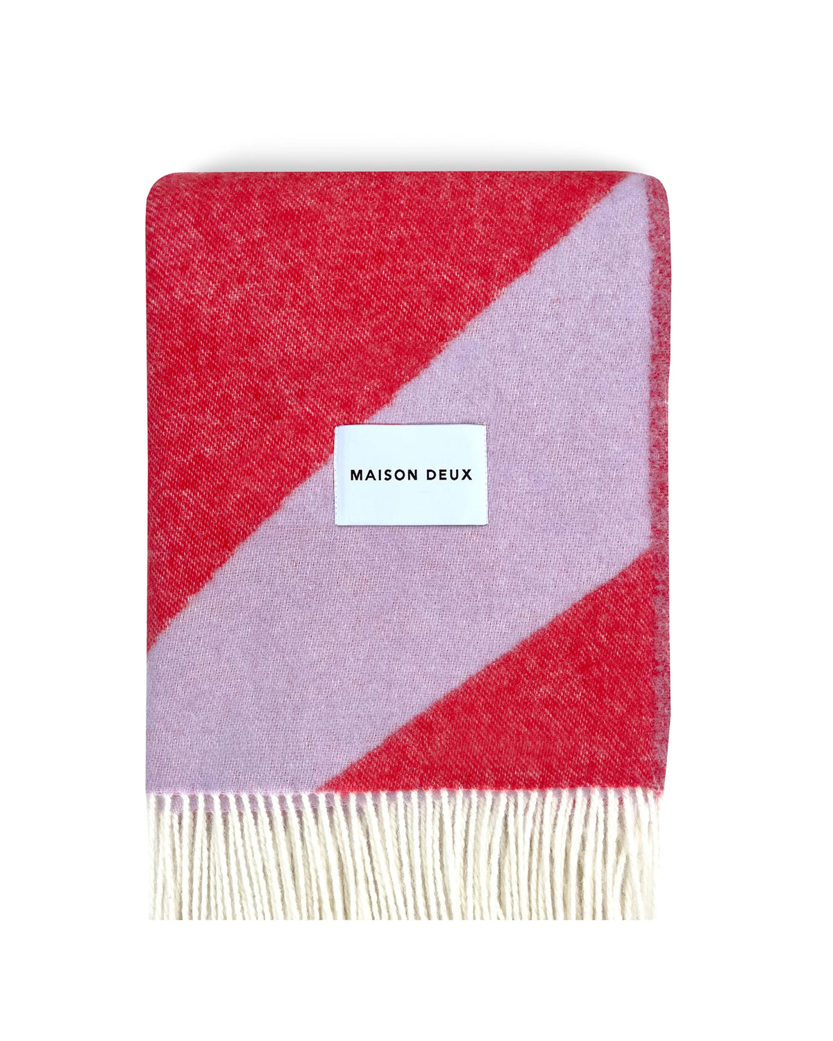 Blanket SWIRL Lilac/Scarlet