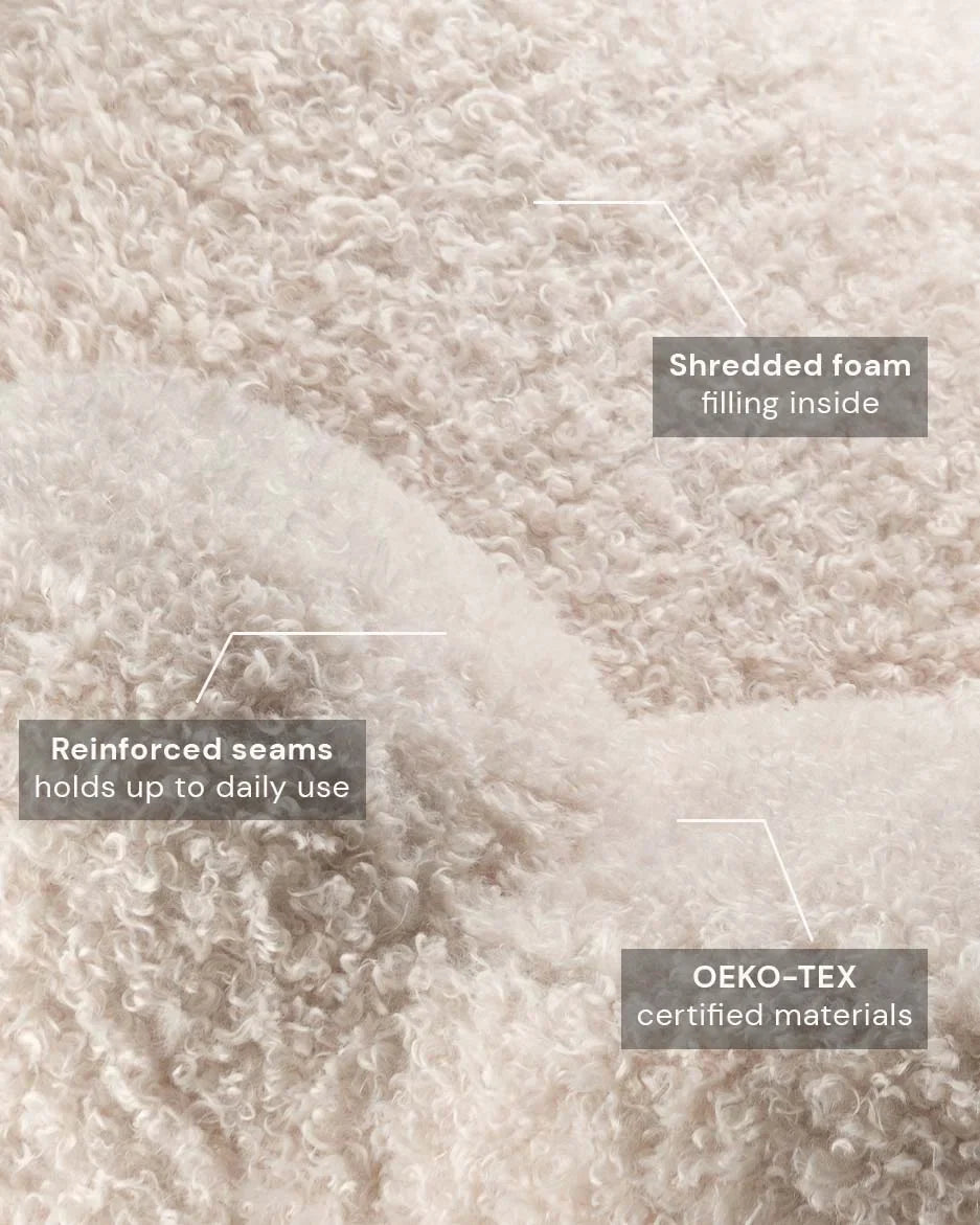 Wigiwama Cream Momo Chair - Rugs by Roo