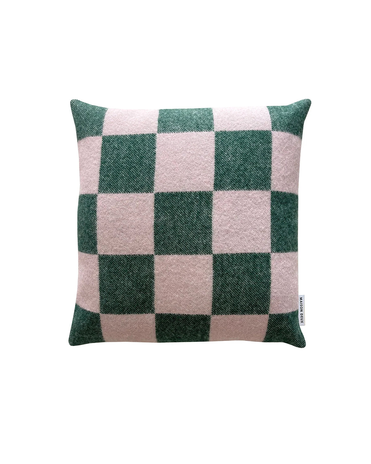 Cushion Cover CHECKERBOARD Green/Pink