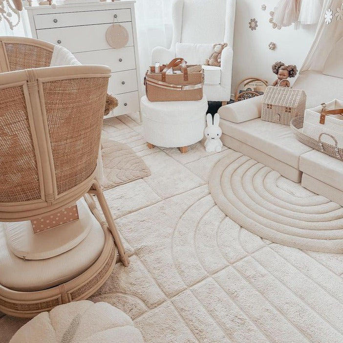 Natural Deco Washable Area Rug