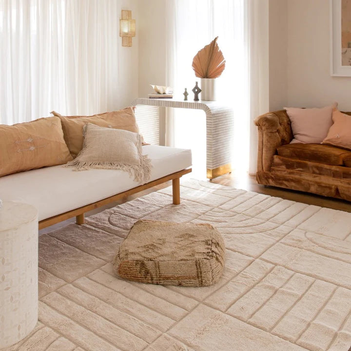 Natural Deco Washable Area Rug