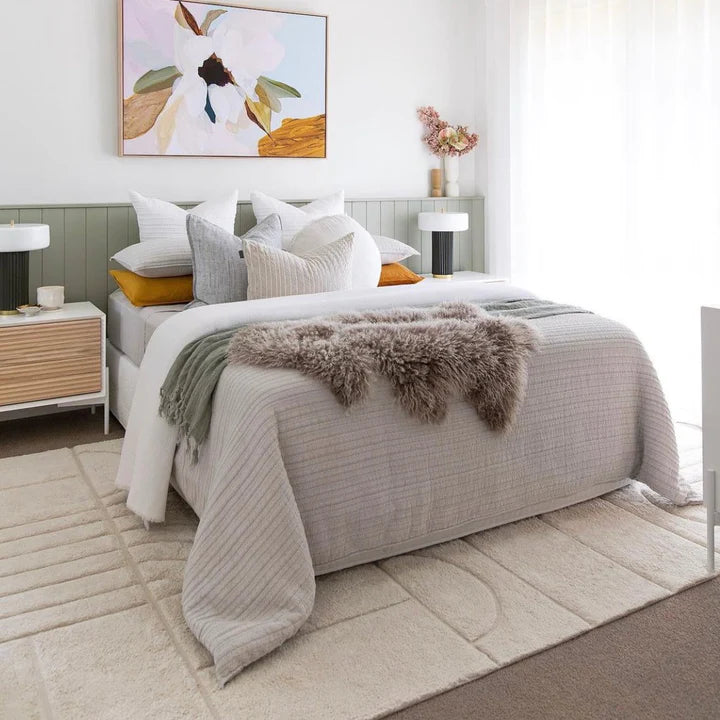 Natural Deco Washable Area Rug