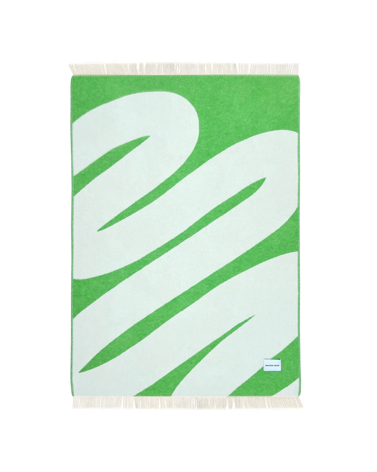 Blanket SWIRL White/Apple