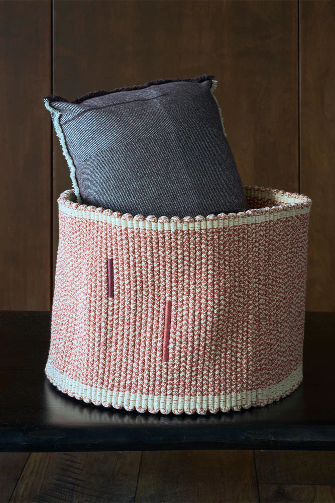 Handloom Terracotta Basket