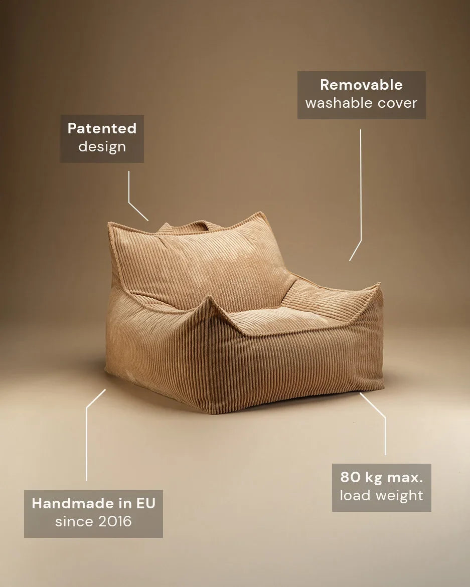 Wigiwama Toffee Club Chair - Rugs by Roo