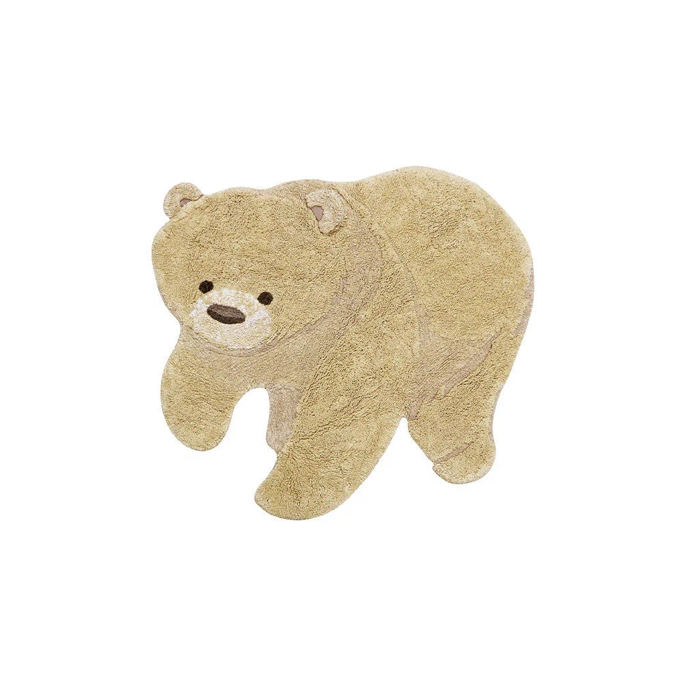 Animal Bear Washable Area Rug