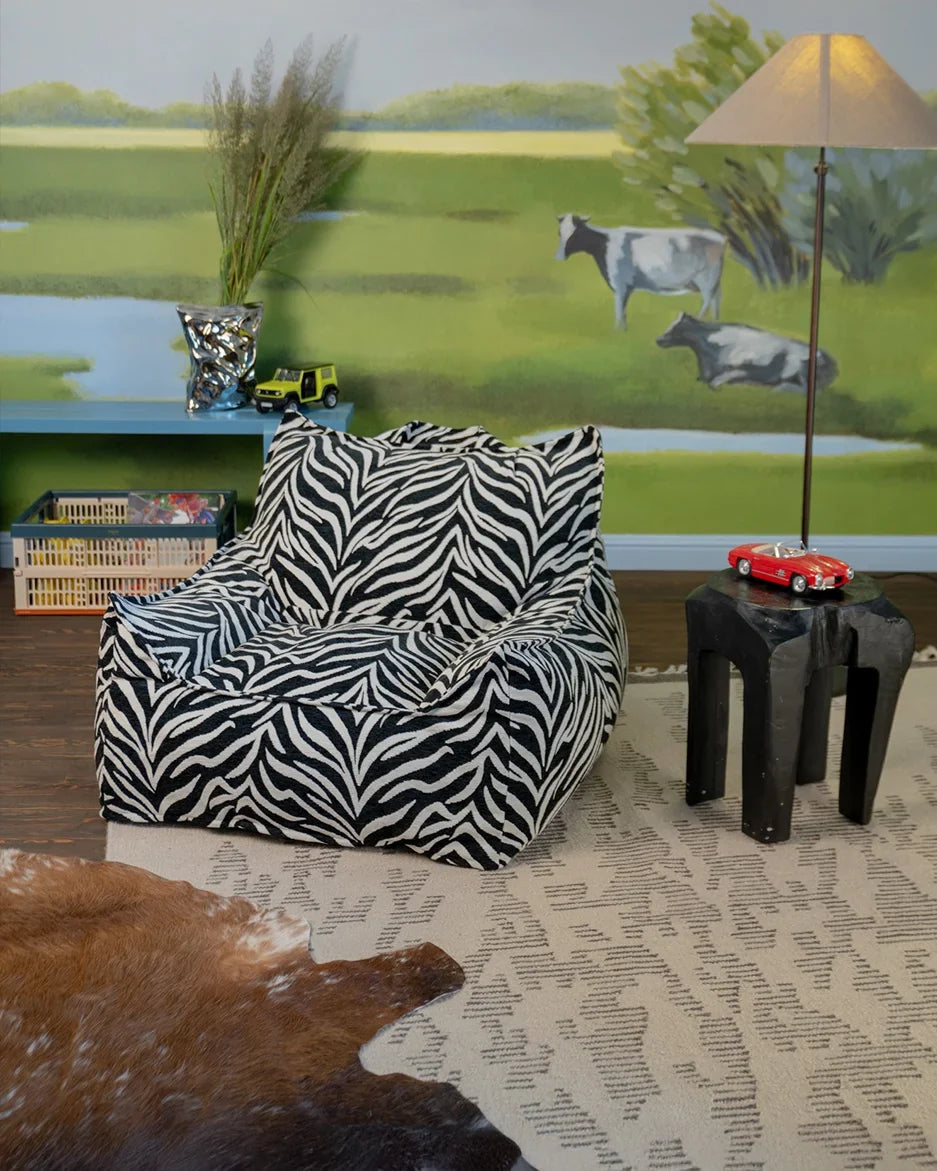 Wigiwama Zebra Club Chair - Rugs by Roo