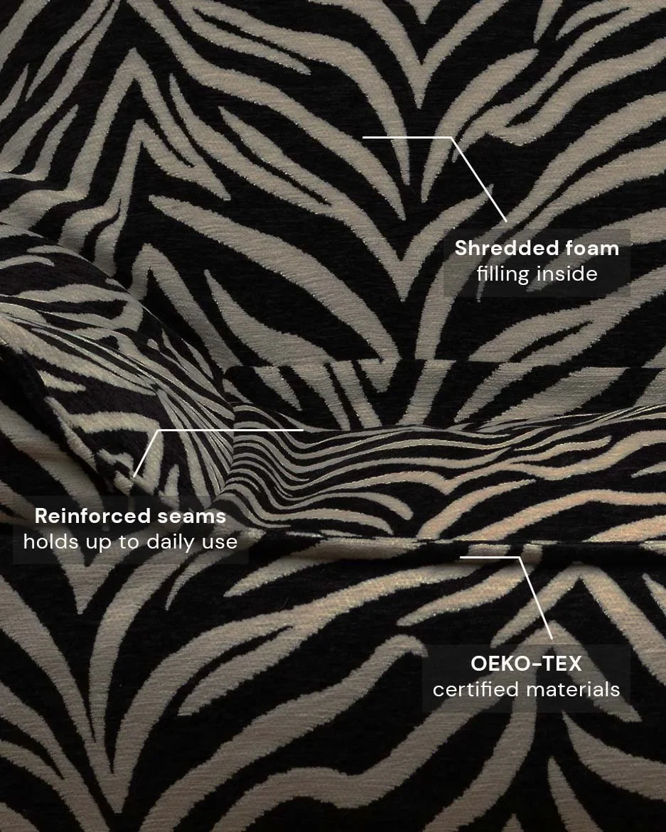 Wigiwama Zebra Club Chair - Rugs by Roo